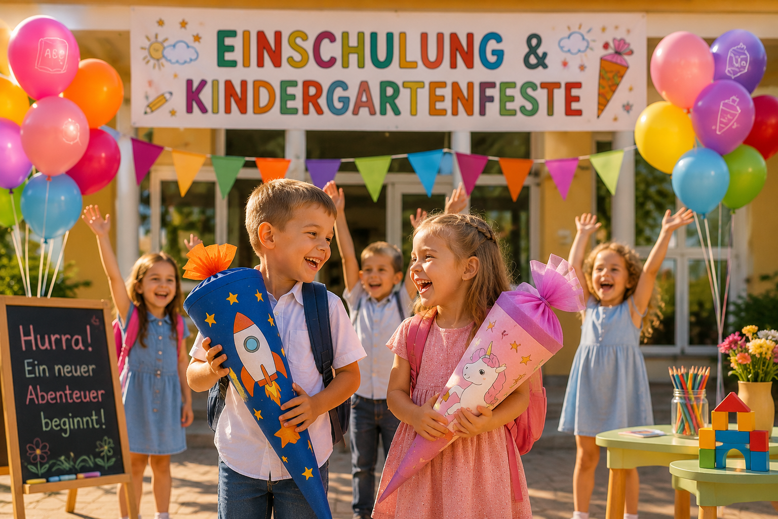 Einschulung und Kindergartenfeste