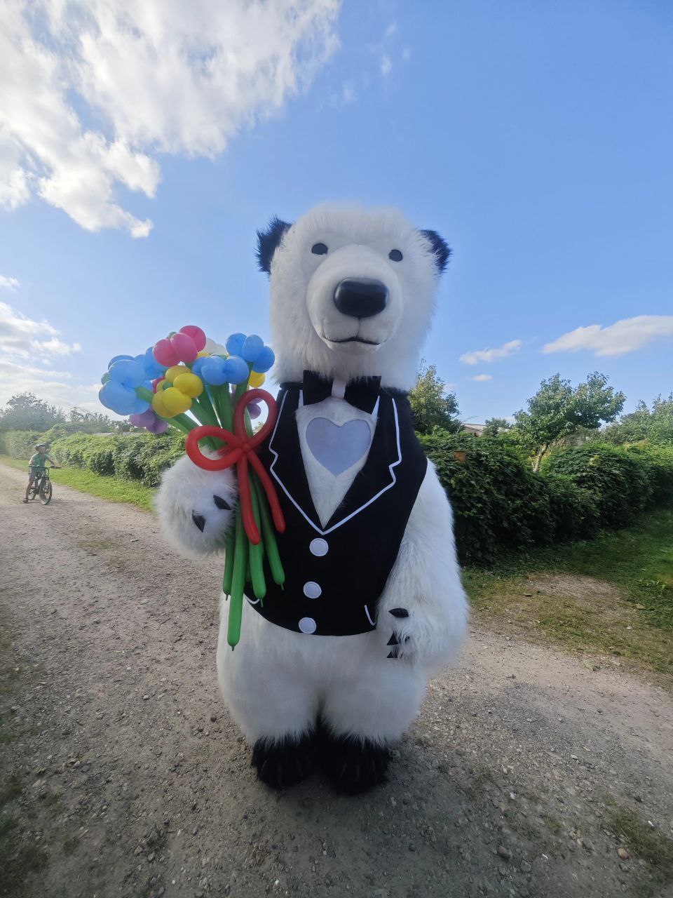 Eisbär im Frack